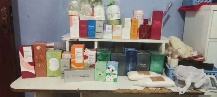 14.000 reais em Produtos Natura, Avon e Eudora