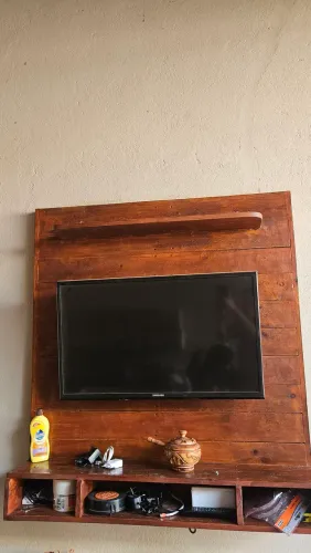 Painel de tv rústico 