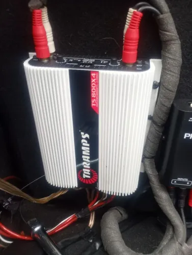 Kit Módulo Taramps + subwoofer + Rádio