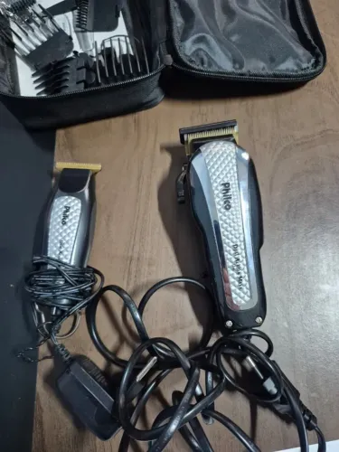 Kit Máquina de Cortar Cabelo + Aparador Philco Dual Action Maxx (Com Maleta!)