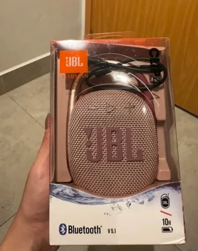 JBL CLIP 4 rosa ORIGINAL NOVA