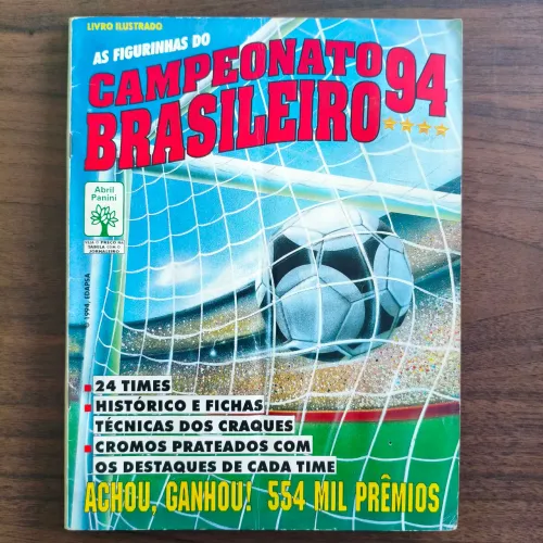 Álbum Campeonato Brasileiro 1994 Faltam apenas 3 Excelente