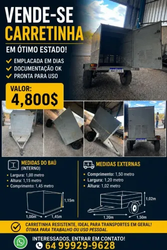 Carretinha bau