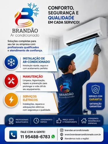 Instalação e manutenção de ar condicionado.