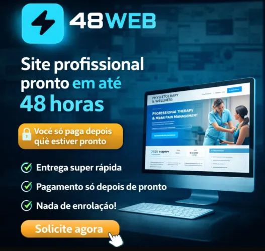 Site Profissional pronto em 48 horas