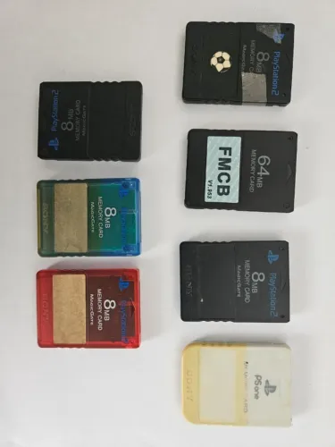 Memory Card Playstation 2 - lote
