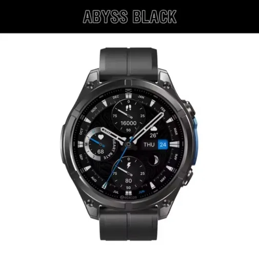 smartwatch zeblaze vibe 8 chamadas de voz 1.43 "display amoled-preto