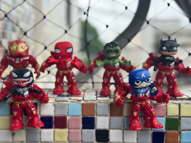 Kit Bonecos funko pop enfeite