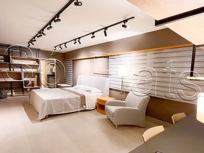 Studio Mobiliado em Alphaville Barueri | Av. Cauaxi | 43m² | 1 Vaga | Flat Sol Alphaville