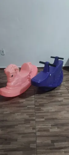Cavalinho e gangorra Jacaré 