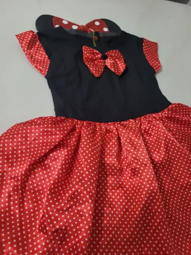 Vestido da minie infantil
