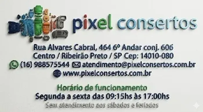 conserto de cameras fotograficas, flashes, objetivas, filmadoras, Projetores em Rib.preto