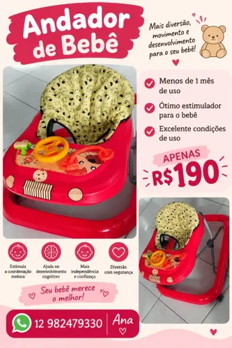 Andador de bebê