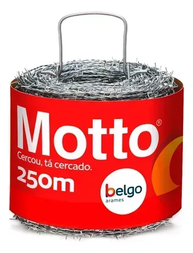 Arame Farpado Belgo 250m Motto
