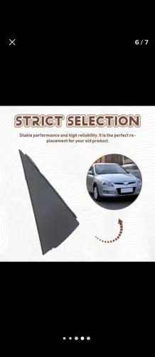 02 peças de Moldura Porta Parabrisa I30 Hyundai