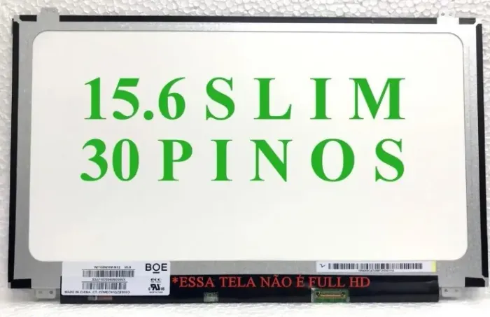 Tela led Slim 30 pinos 15,4 seminova- Aldeota