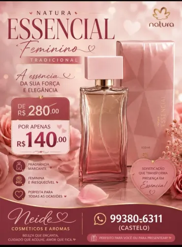 Perfume Essencial Tradicional Feminino