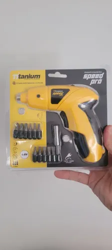 KIT PARAFUSADEIRA + JOGO SOQUETES TITANIUM GOLD SPEED PRÓ