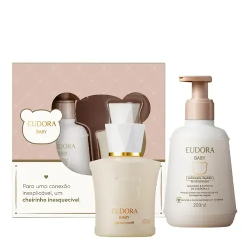 Kit Eudora Baby Colônia + Sabonete