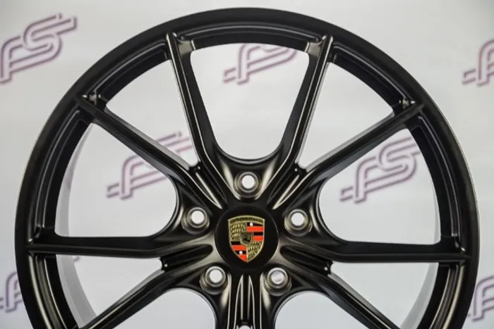 Rodas Porsche Forged Preto Fosco 5x130 - 20x8,5 E 20x9,5 aro 20 duas talas