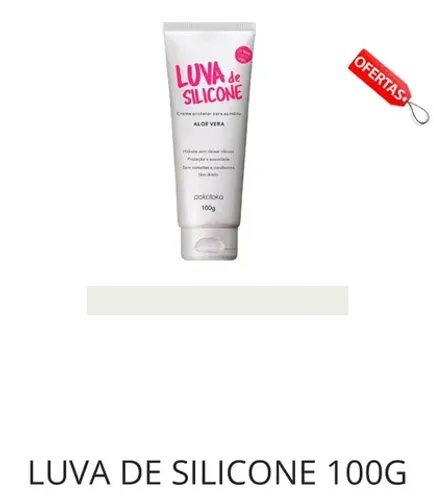 luva de silicone