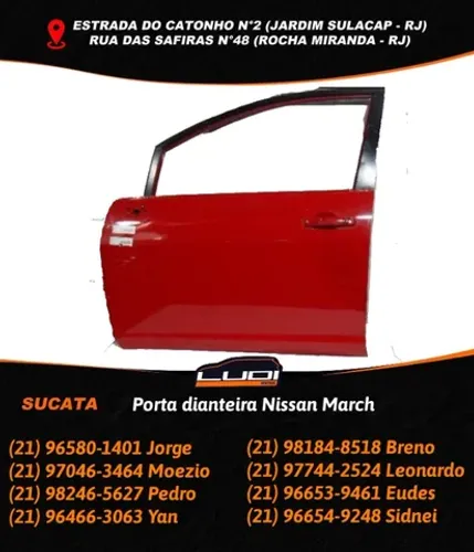 Porta dianteira Nissan March (1)