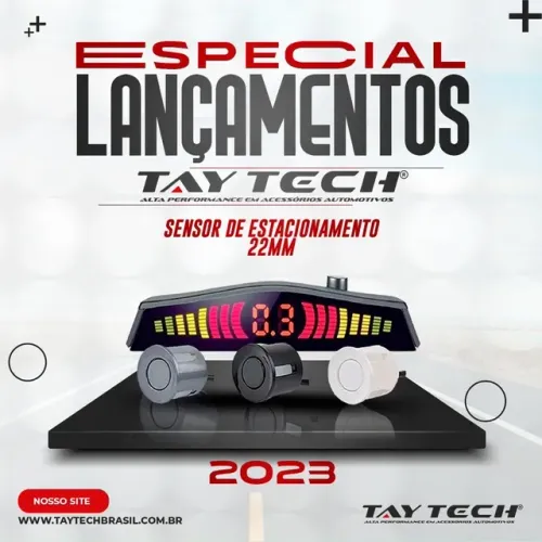 Sensor de estacionamento 22mm universal
