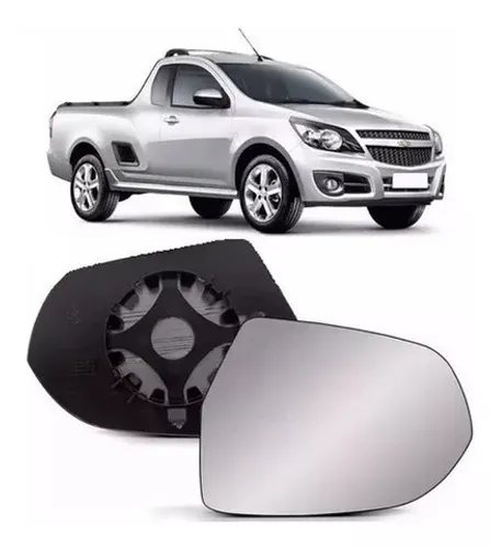 Lente Retrovisor Chevrolet Agile 2010/2015 Lado Direito