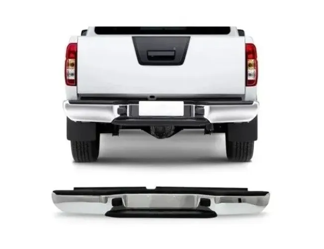 Parachoque Traseiro Nissan Frontier 2008 à 2016 - Cromado - FPI