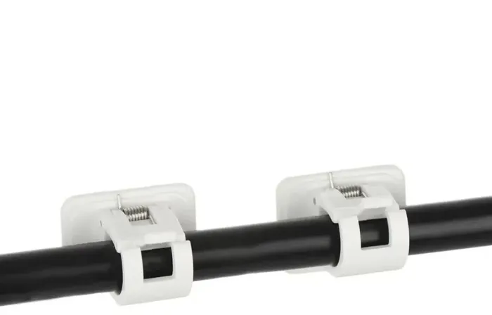 5 pares de ganchos auto adesivos branco, para cortinas