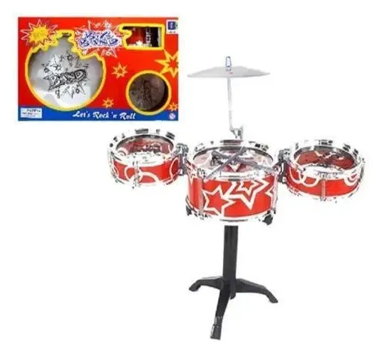 Bateria Brinquedo Tk-1076 Bigband Toy King