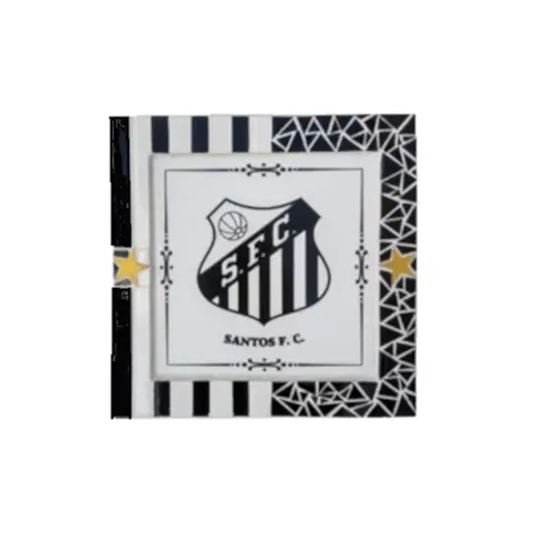 Santos Fc - Quadro Em Mosaico