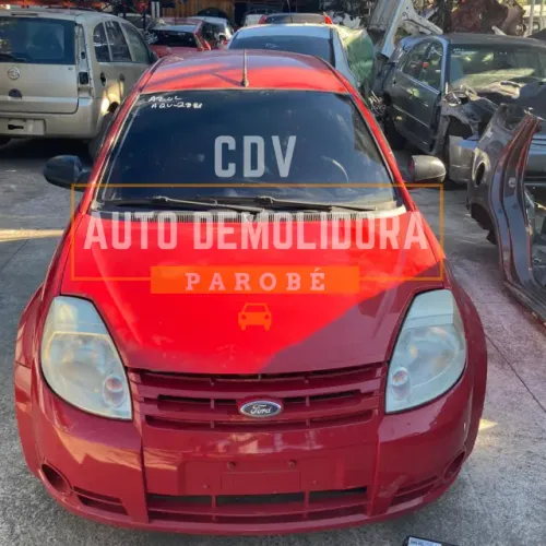 Sucata Ford KA 1.0 2008 2009 Vermelho Disponível para venda