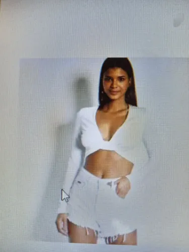 cropped novo off white, pp, forum, nunca usado