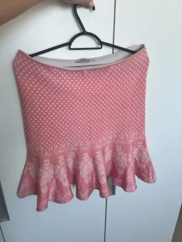 Saia Pink com Bolinhas