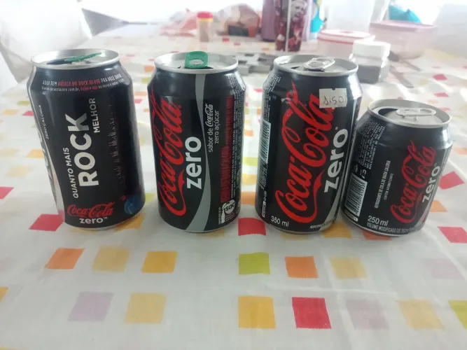 Coca Cola Zero 2009/2014 Latas Vazias Quanto Mais Rock