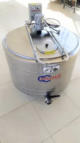 Tanque Agranel de Leite 300 Litros Inox Resfriador Tina Sorvetes Açaí Misrturador  Agua 