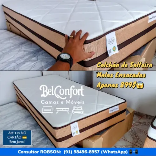 COLCHÃO DE SOLTEIRO MOLAS ENSACADAS BLACK FRIDAY 