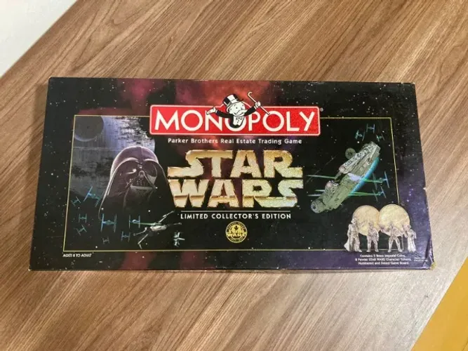 Jogo De Tabuleiro Banco Imobiliário Monopoly Star Wars Edição Limitada Numerada