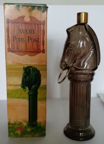 Frasco Vidro Avon Pony Post - cavalo