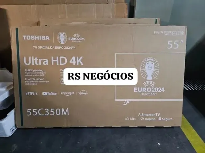 Smart Tv Toshiba 55 polegadas, Lacrada + NF (Até 12x)