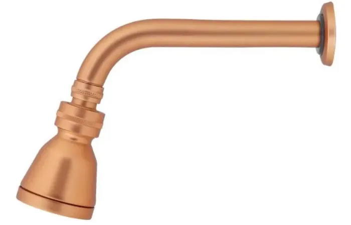 Chuveiro articulado rose gold 