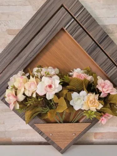 Quadro com flores novo. 