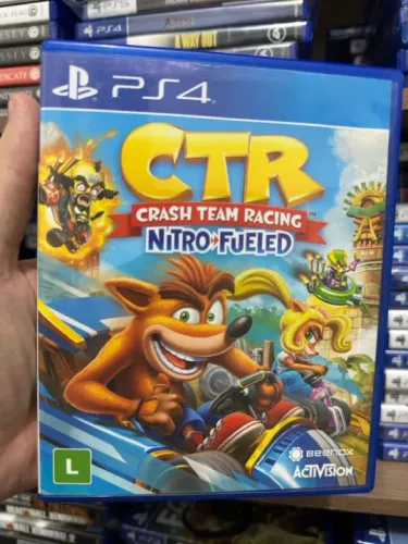Crash tem Racing - CTR - PS4 - SEMINOVO (LEIA A DESCRIÇÃO)