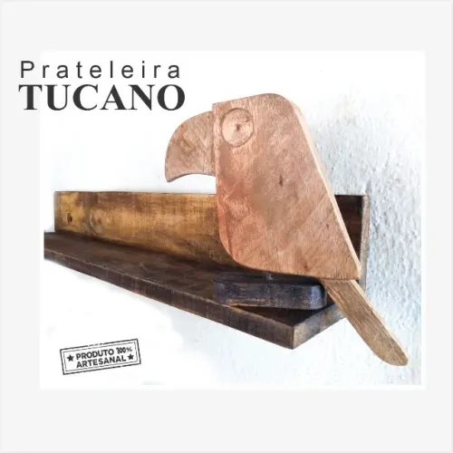 Peça decorativa - Prateleira Tucano