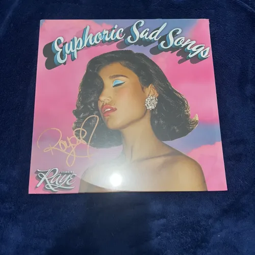 Raye vinil Euphoric sad songs autografado 