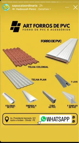 FORROS DE PVC