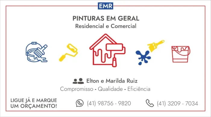 Pintura residencial e comercial