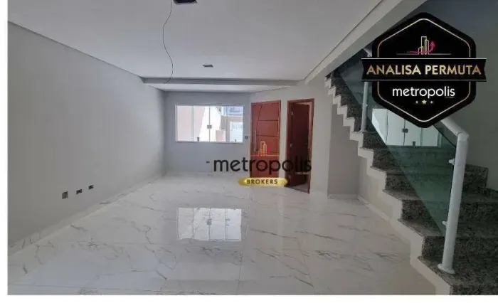 Sobrado à venda, 150 m² por R$ 1.099.000,00 - Vila Scarpelli - Santo André/SP