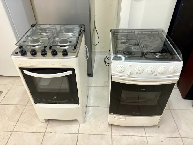 Fogão 4 bocas para apto , fogão gás encanado